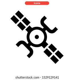 satellite icon isolated sign symbol vector illustration - high quality black style vector icons
