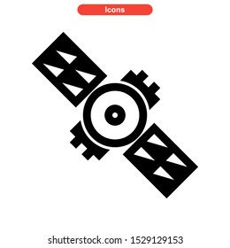 satellite icon isolated sign symbol vector illustration - high quality black style vector icons
