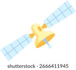 Satellite Icon Isolated Vector Illustration