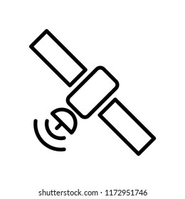 Satellite Icon Line art templates