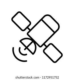 Satellite Icon Line art templates