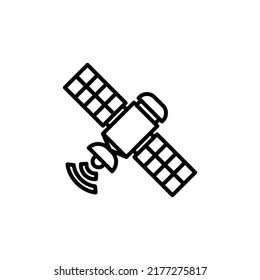 Satellite icon in line style