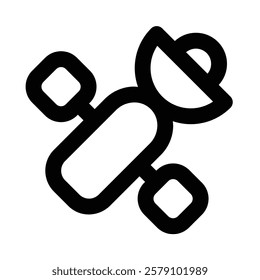 Satellite Icon in Line Style