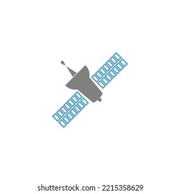 Satellite icon logo design illustration vector