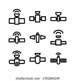 satellite icon or logo isolated sign symbol vector illustration - Collection of high quality black style vector icons
