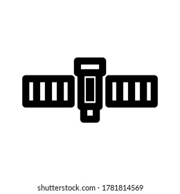 satellite icon or logo isolated sign symbol vector illustration - high quality black style vector icons
