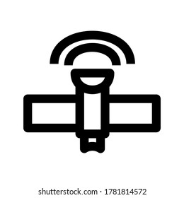 satellite icon or logo isolated sign symbol vector illustration - high quality black style vector icons
