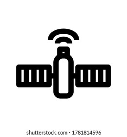 satellite icon or logo isolated sign symbol vector illustration - high quality black style vector icons
