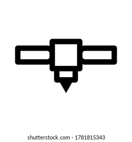 satellite icon or logo isolated sign symbol vector illustration - high quality black style vector icons
