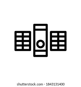 satellite icon or logo isolated sign symbol vector illustration - high quality black style vector icons
