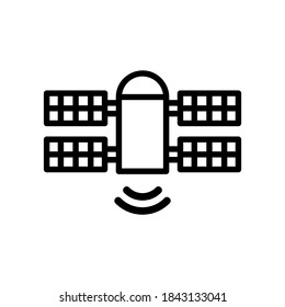 satellite icon or logo isolated sign symbol vector illustration - high quality black style vector icons
