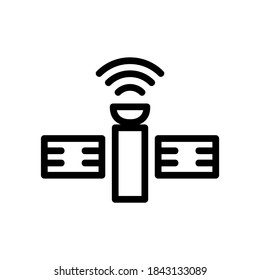 satellite icon or logo isolated sign symbol vector illustration - high quality black style vector icons
