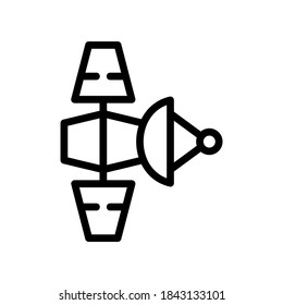 satellite icon or logo isolated sign symbol vector illustration - high quality black style vector icons
