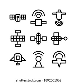 Satellite icon or logo isolated sign symbol vector illustration - Collection of high quality black style vector icons
