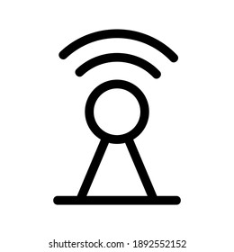 Satellite icon or logo isolated sign symbol vector illustration - high quality black style vector icons
