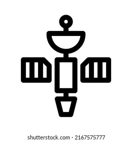 satellite icon or logo isolated sign symbol vector illustration - high quality black style vector icons
