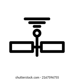 satellite icon or logo isolated sign symbol vector illustration - high quality black style vector icons
