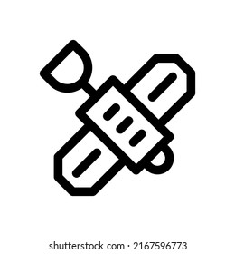 satellite icon or logo isolated sign symbol vector illustration - high quality black style vector icons
