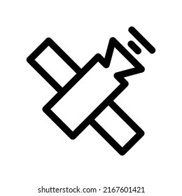 satellite icon or logo isolated sign symbol vector illustration - high quality black style vector icons
