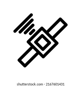 satellite icon or logo isolated sign symbol vector illustration - high quality black style vector icons
