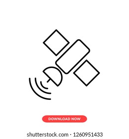 Satellite icon modern vector style