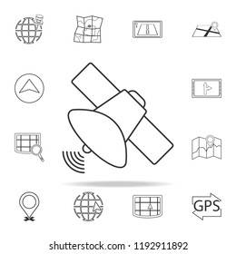 satellite icon. navigation icons universal set for web and mobile