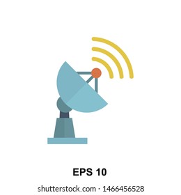 satellite icon on isolated background
