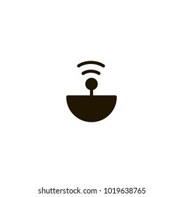 satellite icon. sign design