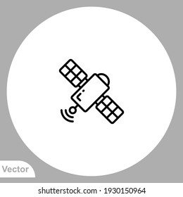 Satellite icon sign vector,Symbol, logo illustration for web and mobile