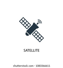 satellite icon. Simple element illustration. satellite concept symbol design from space exploration collection. Can be used for web and mobile.