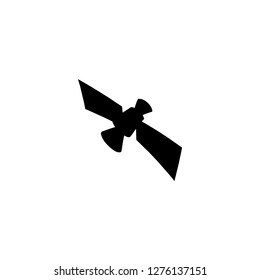 satellite icon vector.  