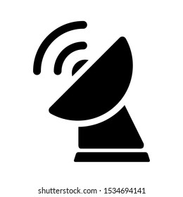 Satellite icon vector. Antenna illustration sign. 