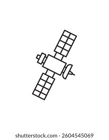 satellite icon, vector best line icon.