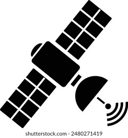 satellite icon vector design template in white background design eps 10.