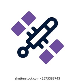 satellite icon. vector dual tone icon for your website, mobile, presentation, and logo design.