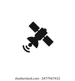 Vektorgrafik des Satelliten-Symbols. EPS 10 editierbare Vektorgrafik
