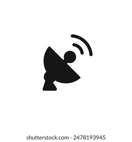 Satellite icon vector. EPS 10 editable vector