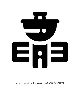 Vector de glifo para su Sitio web, móvil, presentación y diseño de logotipo.