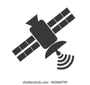 Satellite icon vector illustration