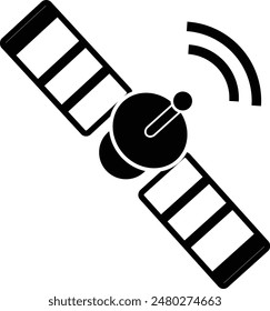 Satellite Icon Vector Illustration Design.