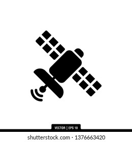 Satellite Icon Vector Illustration Logo Template
