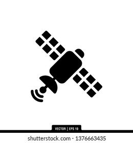 Satellite Icon Vector Illustration Logo Template
