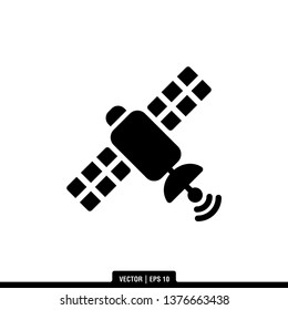 Satellite Icon Vector Illustration Logo Template
