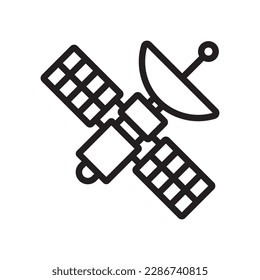 satellite icon vector illustration logo design