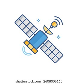 satellite icon vector illustration new style