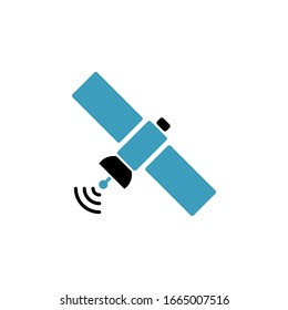 Satellite icon Vector illustration, template 