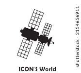 Satellite icon. Vector ilustration eps10.