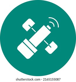 Satellite icon vector image. Can also be used for Space. Suitable for mobile apps, web apps and print media.