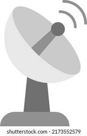 Satellite icon vector image. Can also be used for News and Multimedia. Suitable for mobile apps, web apps and print media.