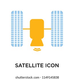 Satellite icon vector isolated on white background for your web and mobile app design, Satellite logo concept